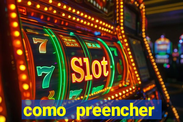 como preencher recibo de pagamento